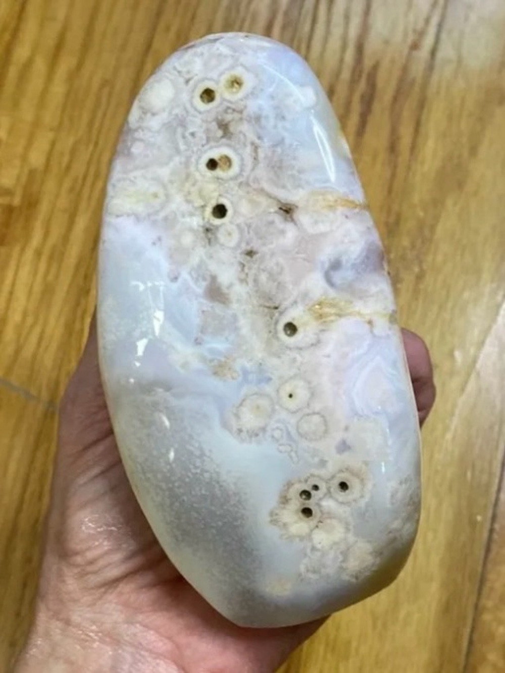 Stunning HQ Flower Agate Freeform | Druzy Pockets | 1.41lbs